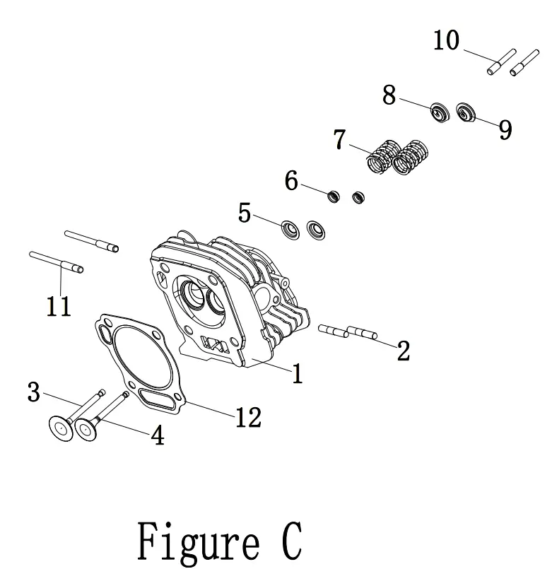 CHAMPION 9200W Electronic Fuel Injection Generator - Figure C