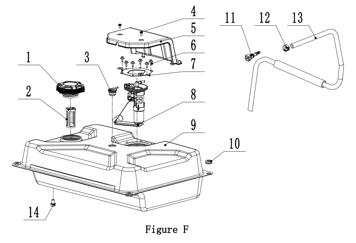 CHAMPION 9200W Electronic Fuel Injection Generator - Figure f