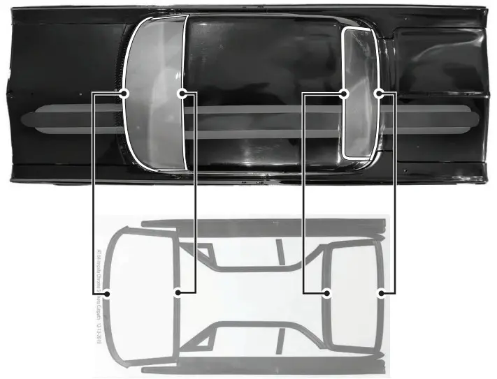 REDCAT RER13192 Racing 13192 1964 Impala Clear Body Kit - Chrome 2