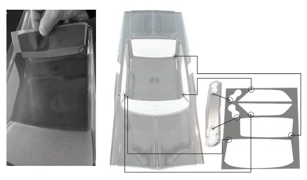 REDCAT RER13192 Racing 13192 1964 Impala Clear Body Kit - Paint 2