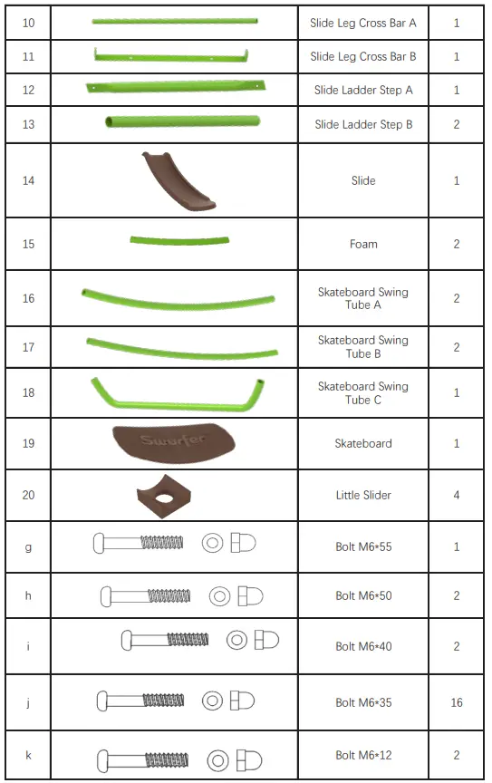 Swurfer 3+ Swurf and Swing Steel A-Frame Swing Set 7