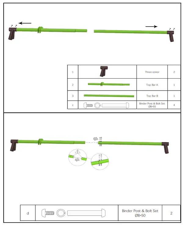 Swurfer 3+ Swurf and Swing Steel A-Frame Swing Set 9