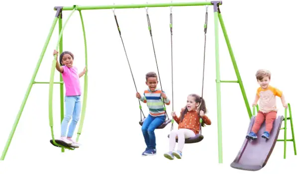 Swurfer 3+ Swurf and Swing Steel A-Frame Swing Set