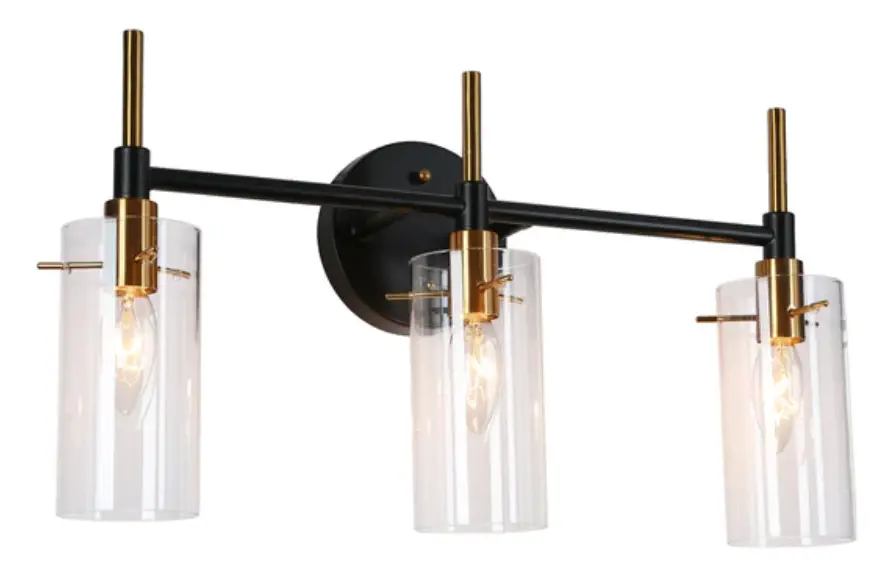 ZEVNI A04679 Gerben 11 Inch Wide Black Vanity Light-PRODUCT-IMAGE