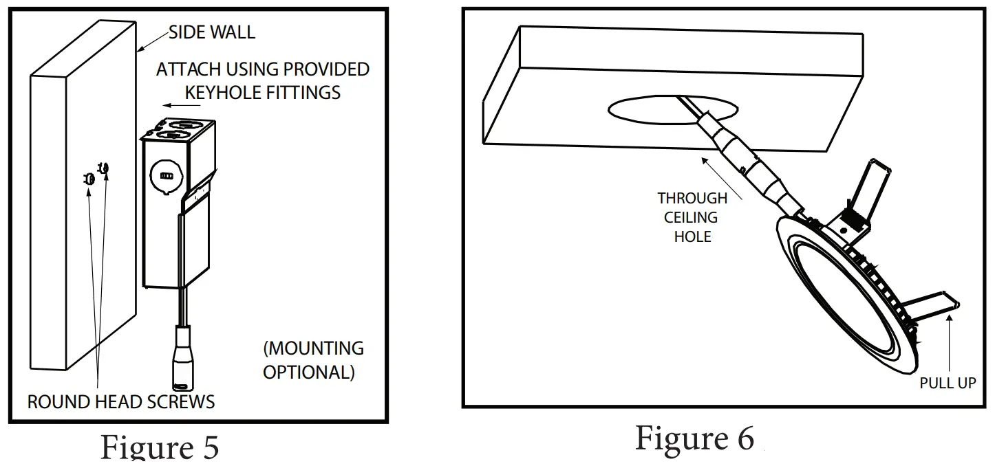 JUNO WF4 SWW5 90CRI Ultra Thin Wafer LED Round Module Switchable White - fig 5