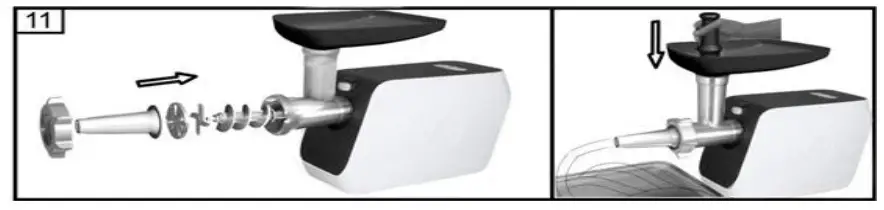 HEINNER MG-2100BKWH Meat Grinder - fig 4