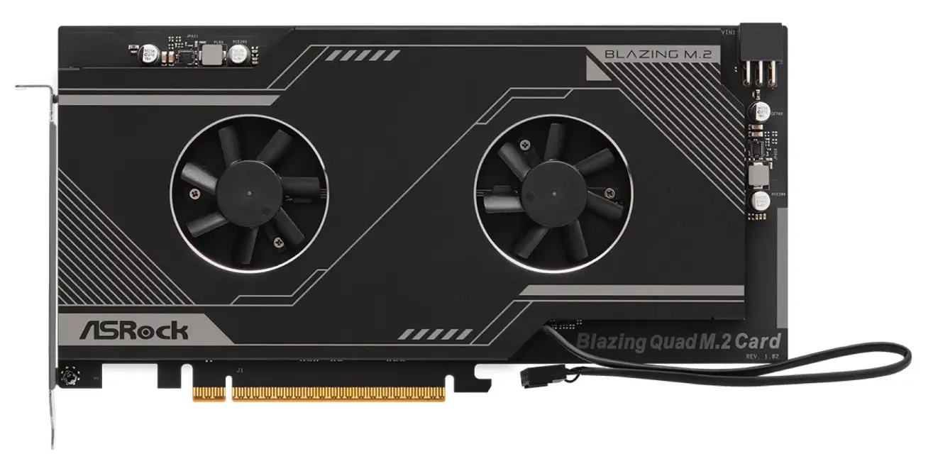 Asrock Blazing Quad M.2 Card User Guide