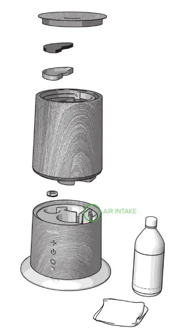 AIRCARE MU320DWAL Ultrasonic Humidifier - figure 7
