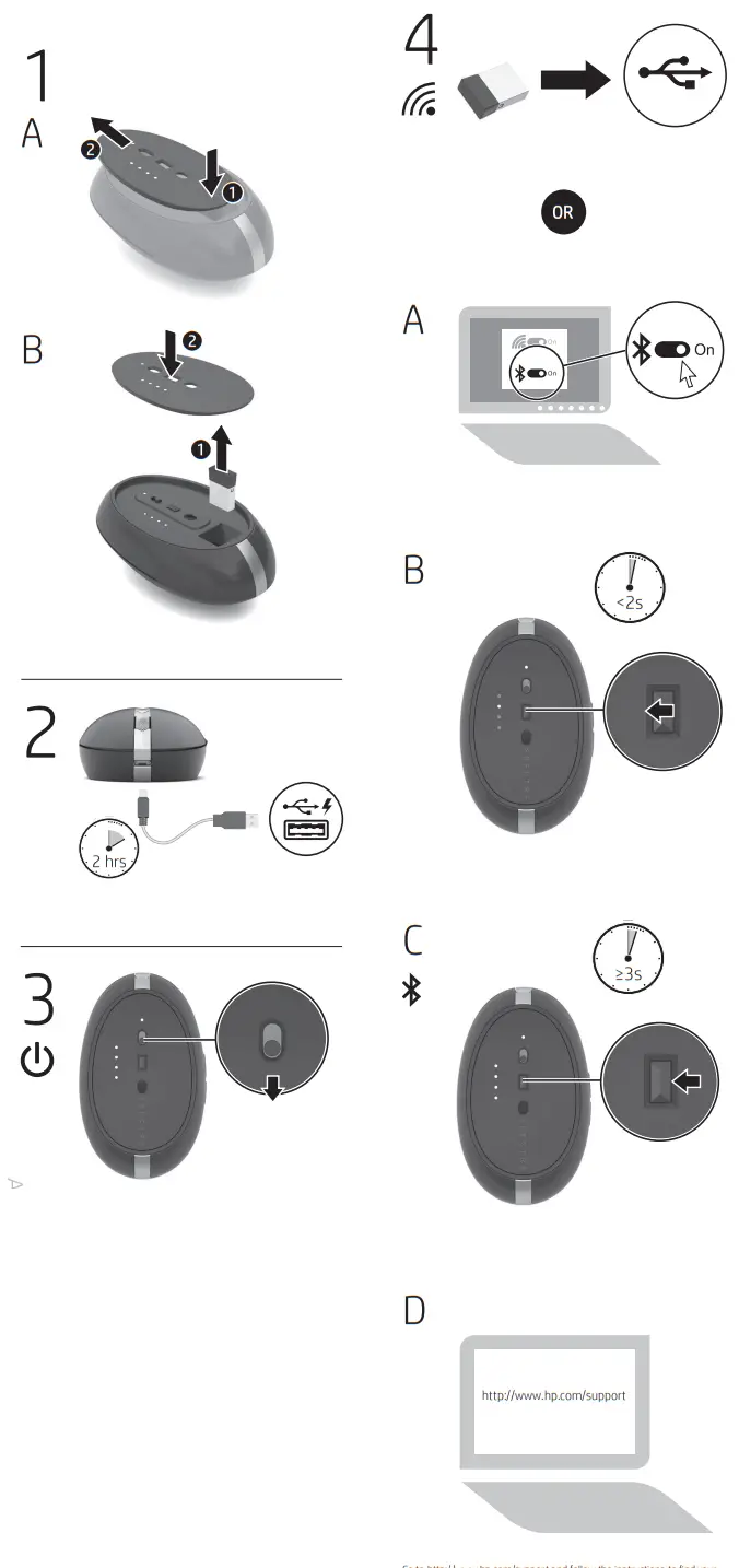hp 2HU84AA Wireless Mouse - fig 1