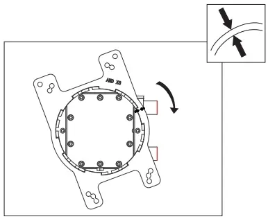 Xilence XC971 LiQuRizer Water Coolers - Bracket Mounting