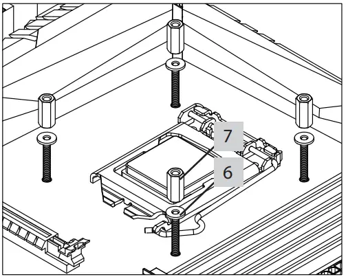 Xilence XC971 LiQuRizer Water Coolers - fasten the thread