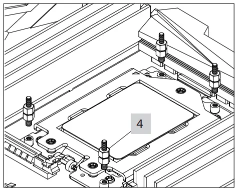 Xilence XC971 LiQuRizer Water Coolers - holes on the mainboard