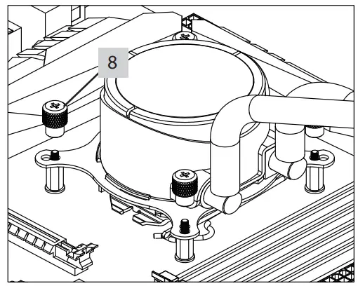 Xilence XC971 LiQuRizer Water Coolers - knurled tightening