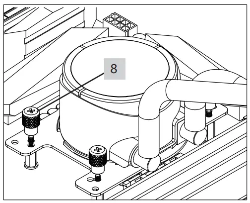 Xilence XC971 LiQuRizer Water Coolers - knurled tightening1