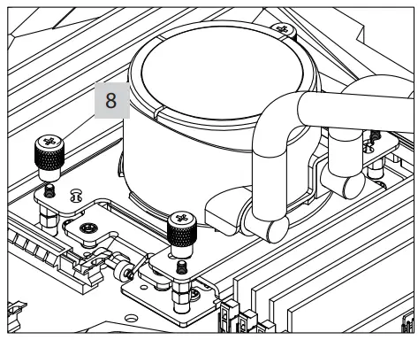 Xilence XC971 LiQuRizer Water Coolers - knurled tightening2