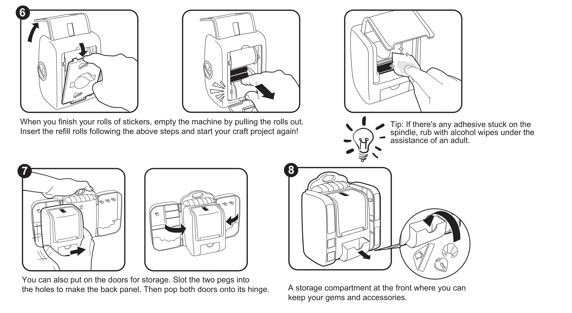 PLAYGO Create and Peel Sticker Studio Machine - Product Assembly 2