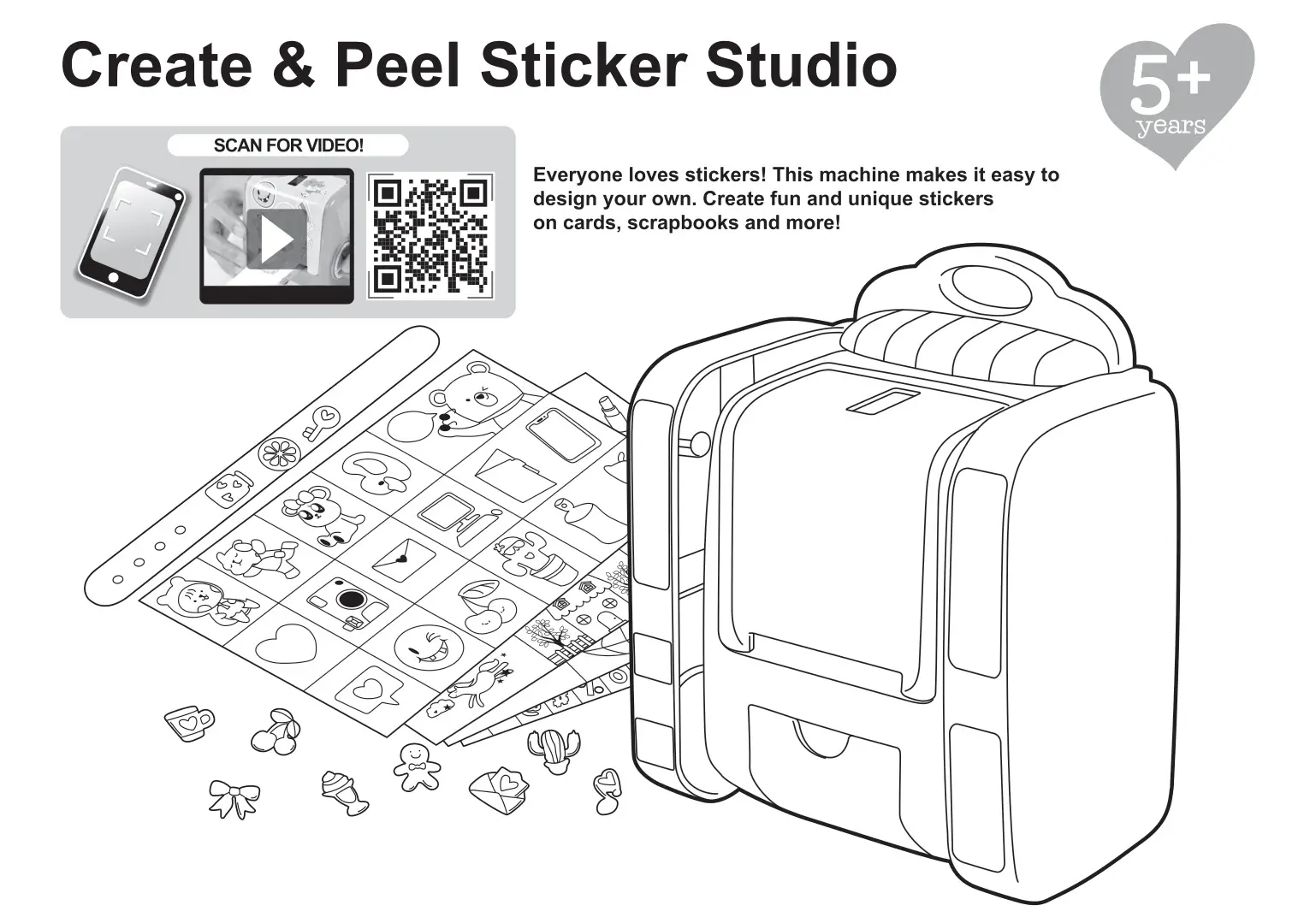 PLAYGO Create and Peel Sticker Studio Machine User Manual