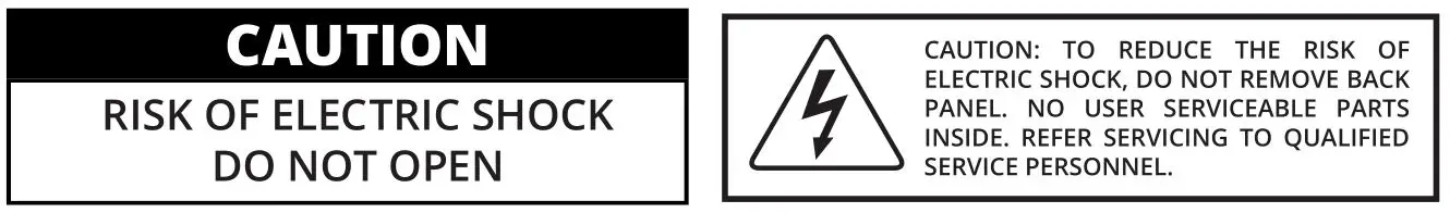 kanto YU Passive Speakers - Important Safety Precautions