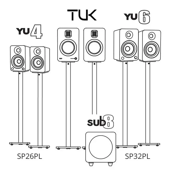 kanto YU Passive Speakers - kanto audio