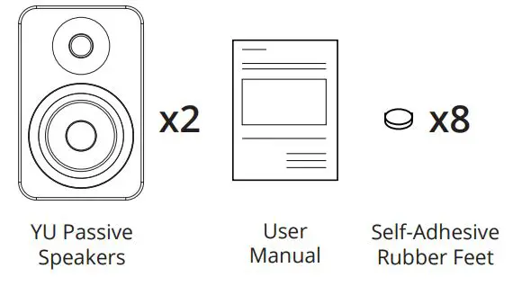 kanto YU Passive Speakers - overview
