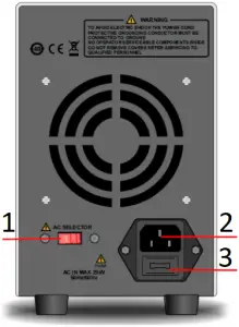 Power Supplies Rear Panel A