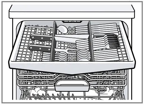 IKEA DISKAD Dishwasher - Cutlery drawer3