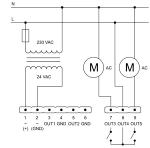 PROTRONIX NLII CO2 Combined CO2 RH Sensor - power wires2