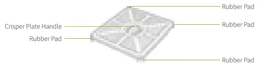 Kyvol AF600T Air Fryer - crisper plate