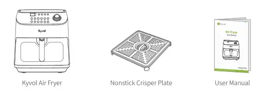 Kyvol AF600T Air Fryer - included