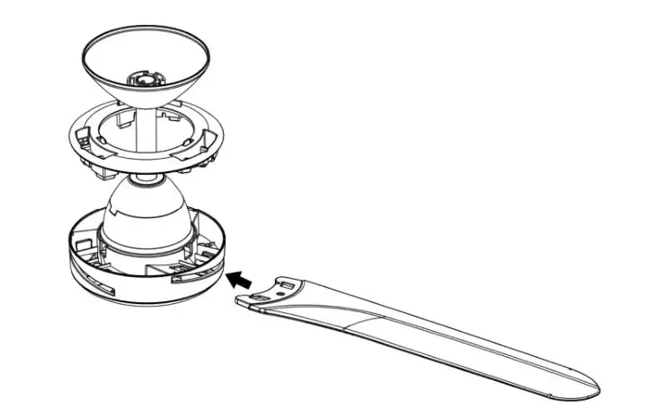 BeaconLIGHTING Lucci Esperance Series DC Ceiling Fan - Fig. 4.2