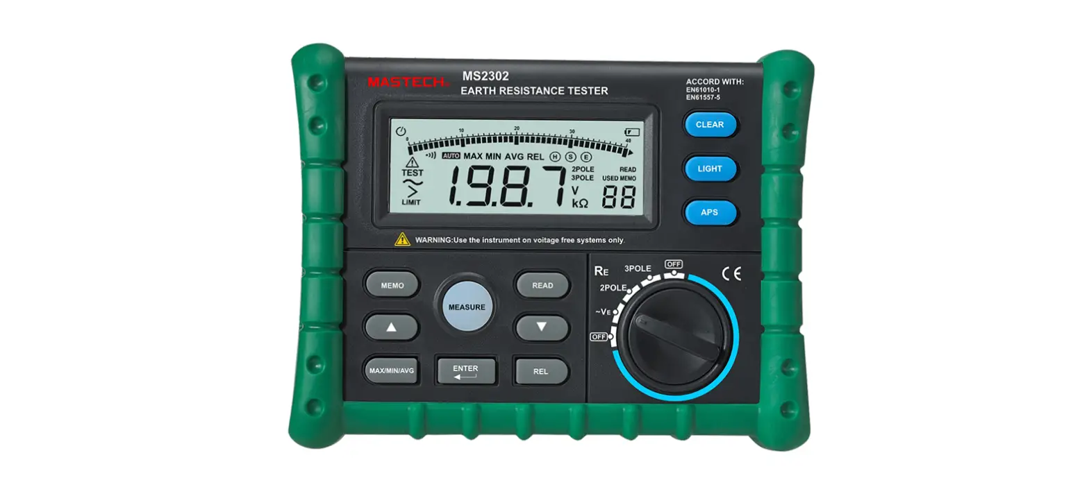 Mastech Ms2302 Earth Resistance Tester User Guide Mastech Ms2302 Earth Resistance Tester User Guide