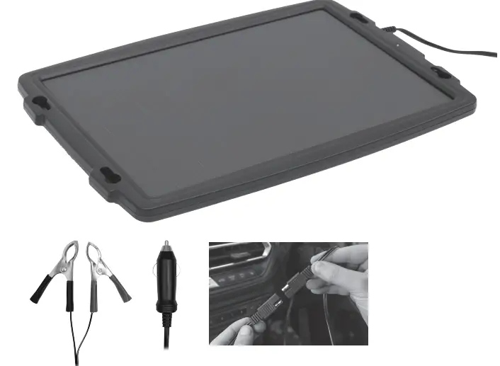 streetwize SWSOL2 12V 4.5W Solar Trickle Battery Charger fig1