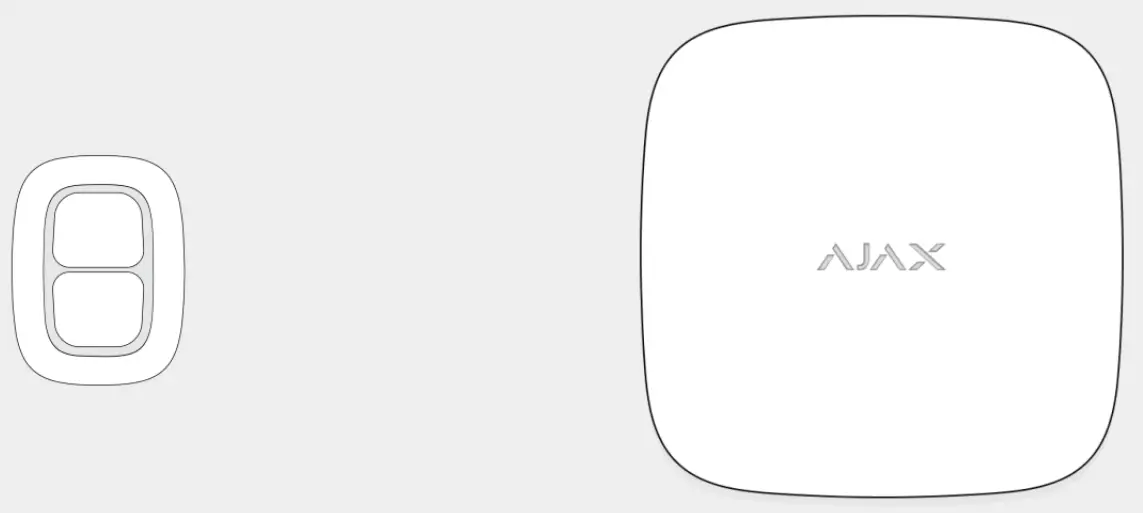 AJAX DoubleButton Wireless Hold Up Device with Advanced Protection - Functional elements1