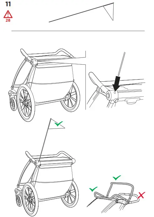 THULE 102030XX Chariot Lite 1 and 2 Child Trailer- 11
