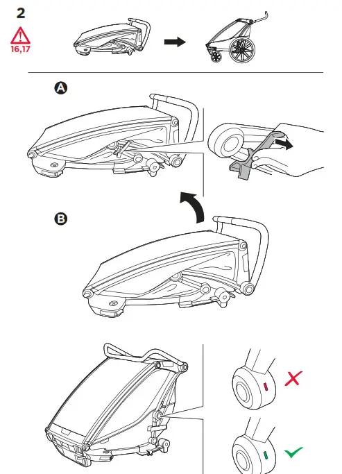 THULE 102030XX Chariot Lite 1 and 2 Child Trailer- 2