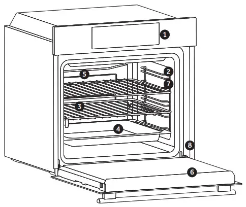 Haier HWO60S7EX2 60cm Wall Oven - fig