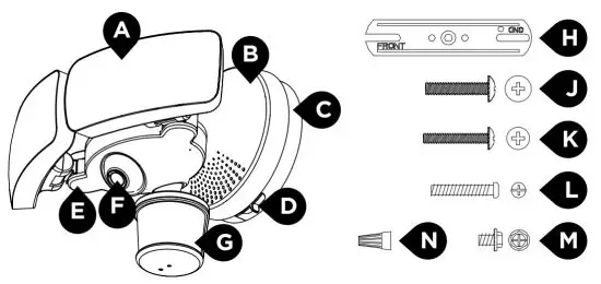 KUNA KNA-CF-WH-01 Camera Floodlight - package