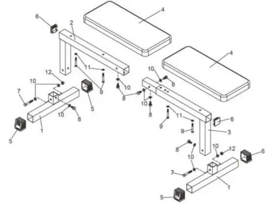 insportline FB050 Workout Bench - PRODUCT DESCRIPTION