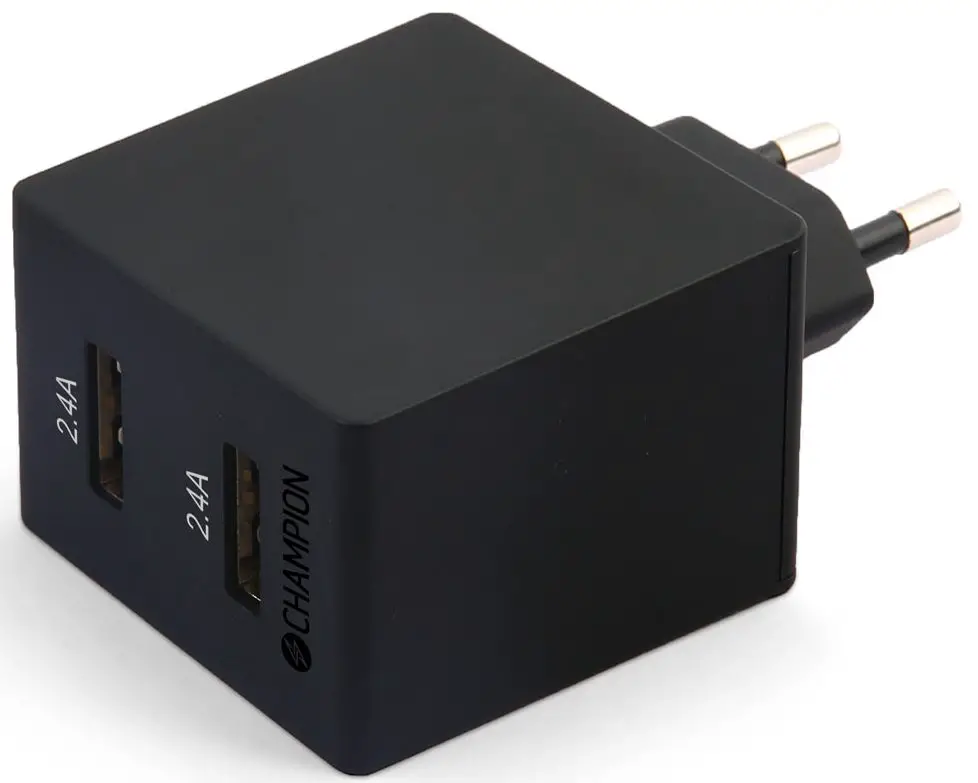 CHAMPION 94536CH 24W Dual USB Laddare-fig1