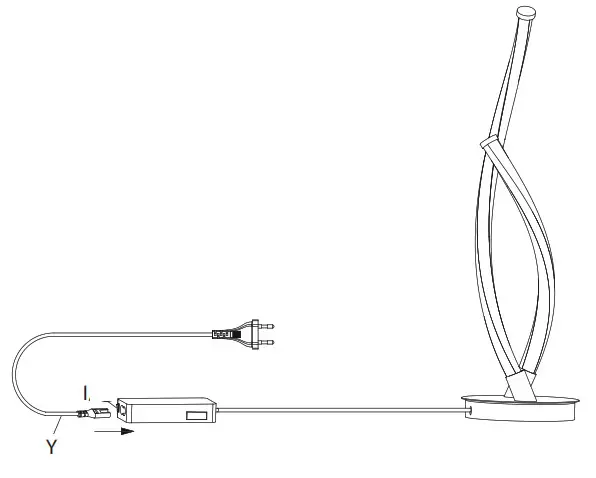 Paul Neuhaus 4339-55 Smart LED Table Lamp- Fitting