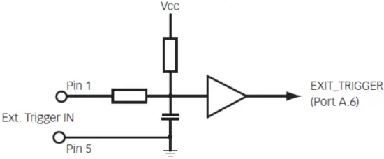 Charge removing connection