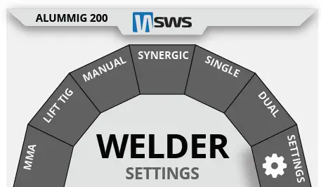 SWS-Welding Cutting-ALUMMIG-230 Dual-Pulse-MIG-Welder-10