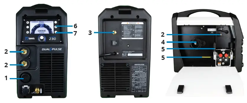 SWS-Welding Cutting-ALUMMIG-230 Dual-Pulse-MIG-Welder-11