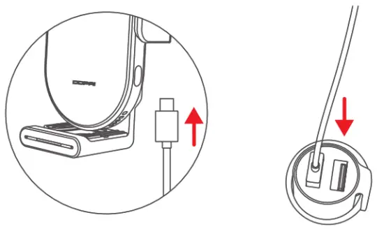 DDPAI R1S Wireless Fast Charging Car Charger - Power Supply