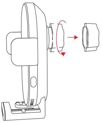 DDPAI R1S Wireless Fast Charging Car Charger - Step 1