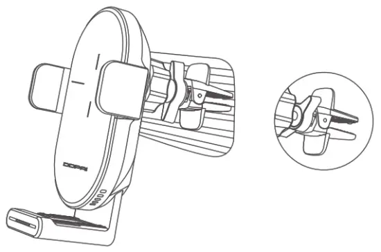 DDPAI R1S Wireless Fast Charging Car Charger - Step 4