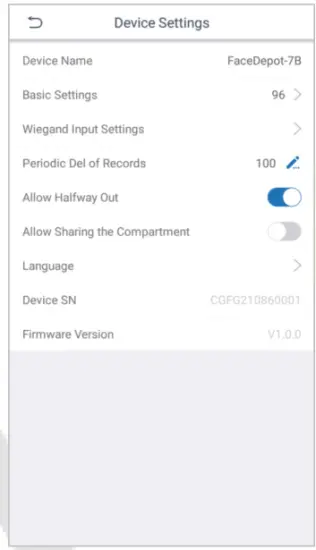 ZKTECO LockerPad 7B Core Part Intelligent Locker Solution - preset 1