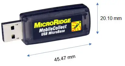 MICRORIDGE RS 232 Mobile Collect Wireless Base Receivers - USB MicroBase