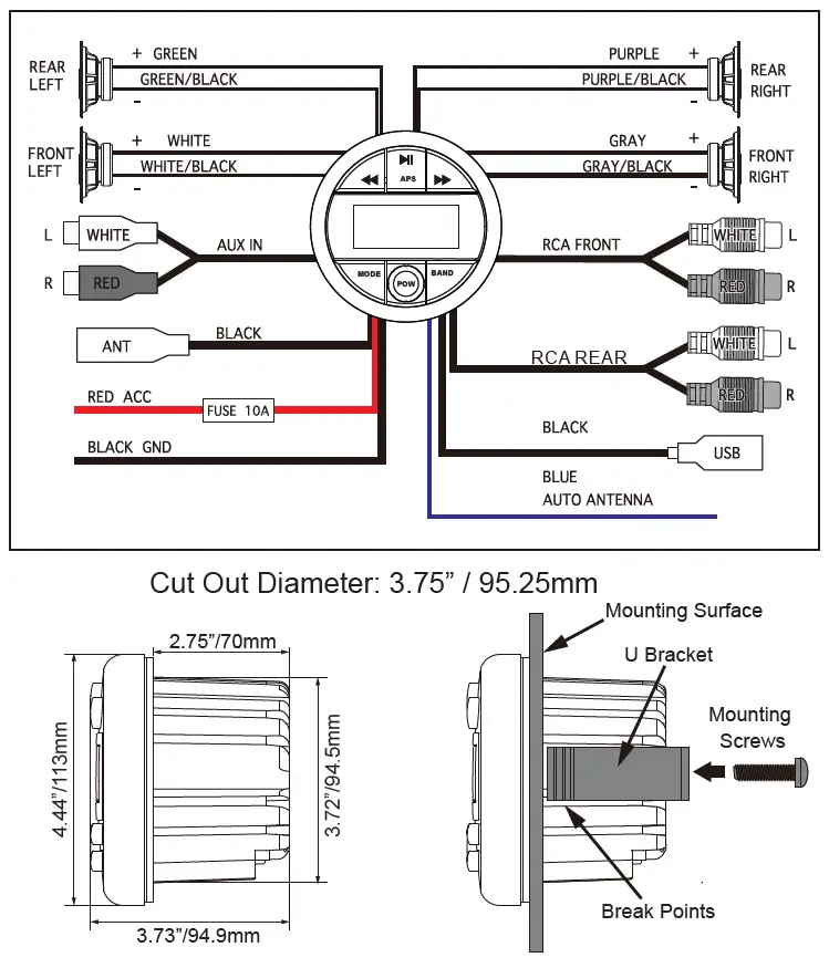 CERWIN-VEGA-XMAP1-Marine-Bluetooth-Audio-Player-FIG-1