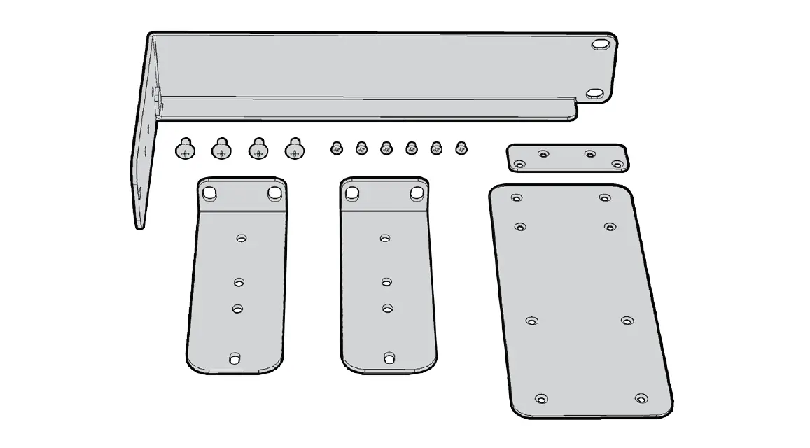 Datavideo Rmk-1 1u Rackmount Kit Instruction Manual